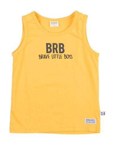 Birba Toddler Boy T-shirt Apricot Size 6 Cotton In Yellow