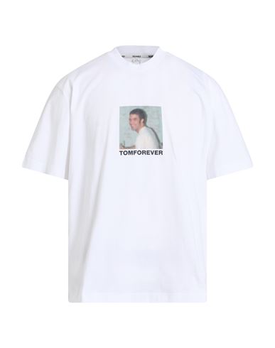 Sunnei Man T-shirt White Size M Cotton In White