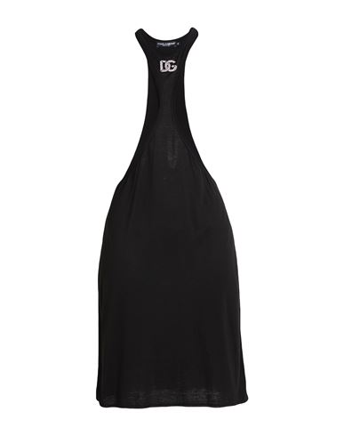 Dolce & Gabbana Woman Tank Top Black Size 10 Viscose In Black