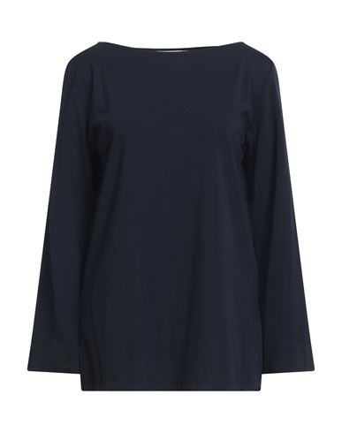 Kaos Woman T-shirt Midnight Blue Size 12 Viscose, Polyamide, Elastane In Blue