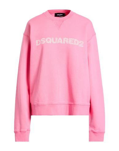 Dsquared2 Woman Sweatshirt Pink Size Xs Cotton In Pink
