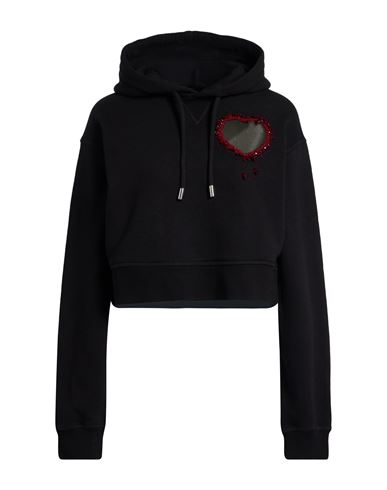 Dsquared2 Woman Sweatshirt Black Size M Cotton In Black