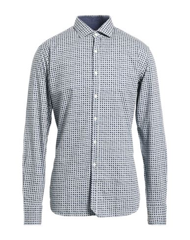Grigio Man Shirt Grey Size 16 ½ Cotton In Multi