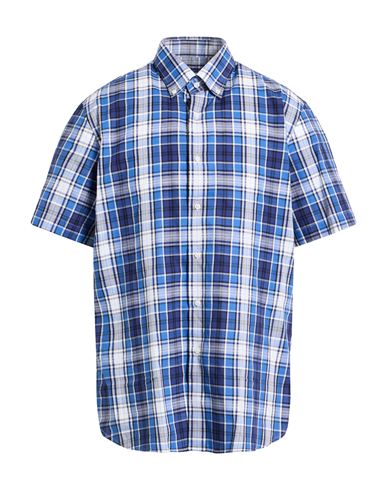 Grigio Man Shirt Blue Size 17 ½ Cotton In Multi