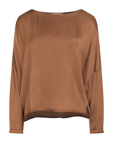 Gaudì Woman Top Brown Size 4 Viscose In Brown