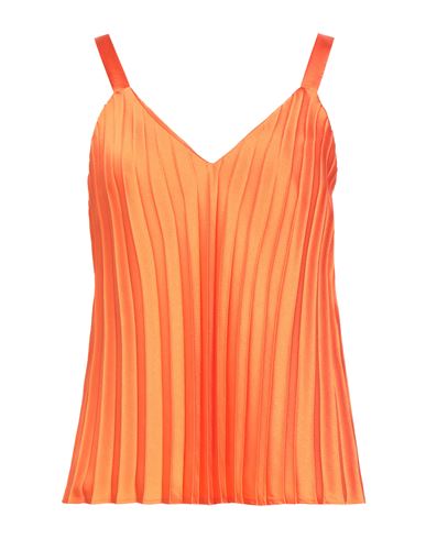 Rebel Queen By Liu •jo Woman Top Orange Size L Polyester, Elastane In Orange