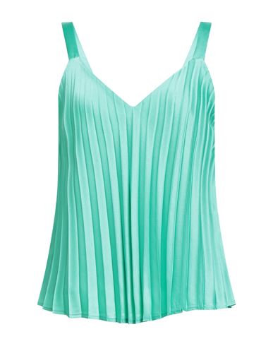 Rebel Queen By Liu •jo Woman Top Green Size M Polyester, Elastane In Blue