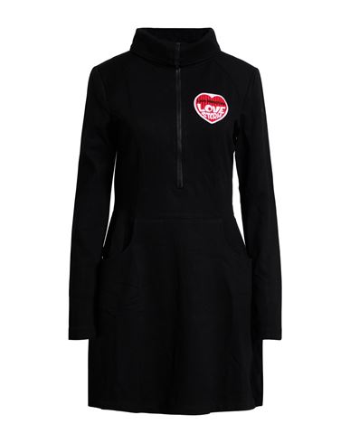 Love Moschino Woman Mini Dress Black Size 6 Viscose, Polyamide, Elastane In Black