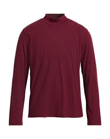 Circolo 1901 Man T-shirt Burgundy Size L Cotton, Elastane In Red