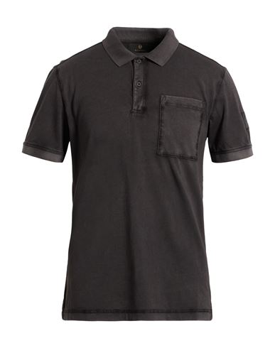 Belstaff Man Polo Shirt Charcoal Size S Cotton In Multi