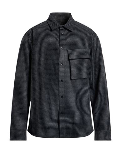 Belstaff Man Shirt Charcoal Size Xl Cotton In Gray