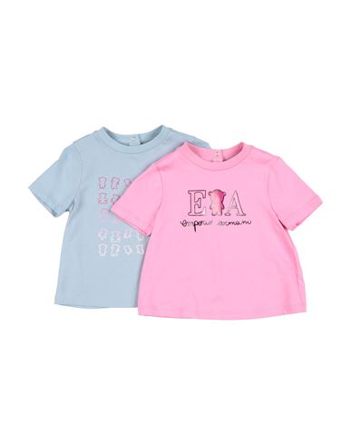 Emporio Armani Toddler Girl T-shirt Pink Size 3 Cotton In Multi