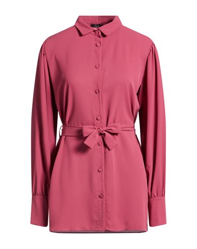 Hanita Woman Shirt Antique Rose Size S Polyester In Pink