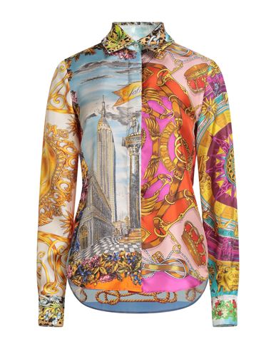 Moschino Couture Woman Shirt Pink Size 6 Silk