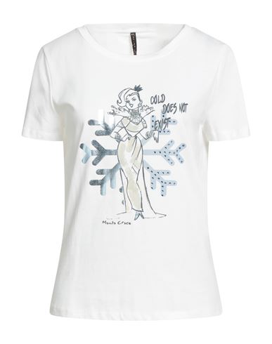 Manila Grace Woman T-shirt White Size S Cotton In White