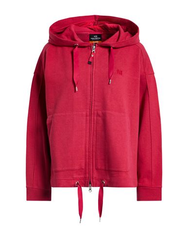 Parajumpers Woman Sweatshirt Red Size M Cotton, Viscose In Red