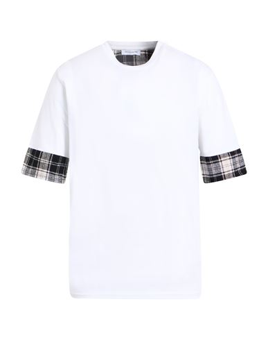 Brian Rush Man T-shirt White Size Xxl Cotton In White