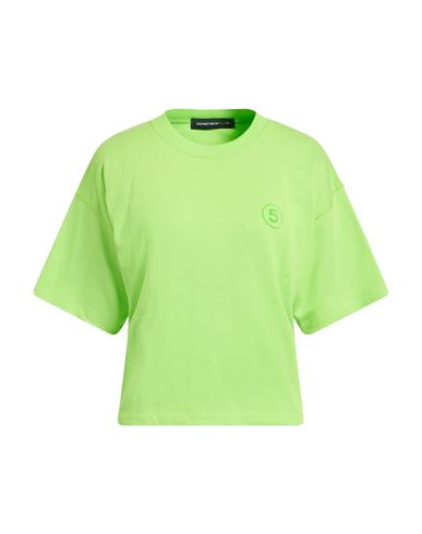 Department Five Department 5 Woman Sweatshirt Lime Green Size S Cotton In Green