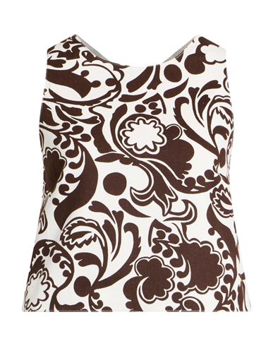 Department Five Department 5 Woman Top White Size 6 Cotton, Elastane In White