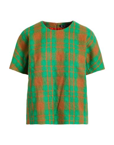 Department Five Department 5 Woman Top Green Size 6 Virgin Wool In Green