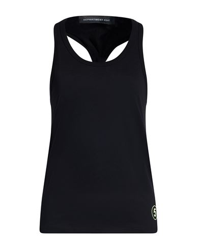 Department Five Department 5 Woman Tank Top Black Size L Cotton In Black