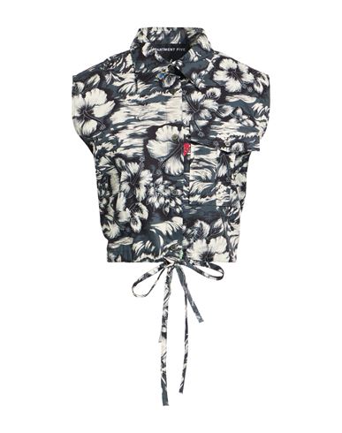 Department Five Department 5 Woman Shirt Charcoal Size 6 Cotton In Gray