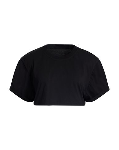 Pinko Woman T-shirt Black Size L Cotton In Black
