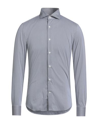 Savile Row Man Shirt Midnight Blue Size 17 ½ Cotton In Blue