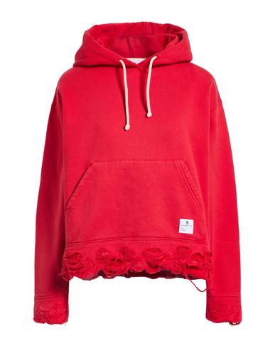 Department Five Department 5 Woman Sweatshirt Red Size S Cotton In Red