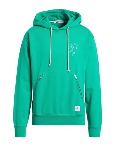 Department Five Department 5 Man Sweatshirt Emerald Green Size M Cotton In Green