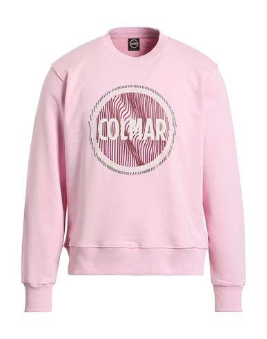 Colmar Man Sweatshirt Pink Size L Cotton, Polyester In Pink