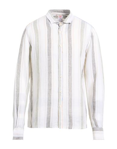 Bob Man Shirt Sage Green Size Xxl Linen In Green