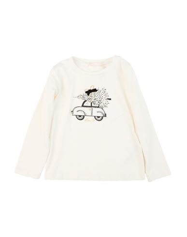 Liu •jo Toddler Girl T-shirt Cream Size 7 Cotton, Elastane In White