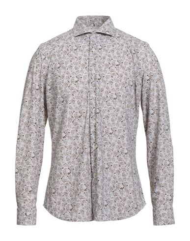Alea Man Shirt Beige Size 16 Polyamide, Elastane In Sand