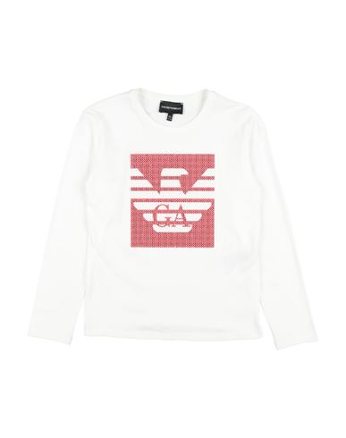 Emporio Armani Toddler Girl T-shirt White Size 6 Cotton In White