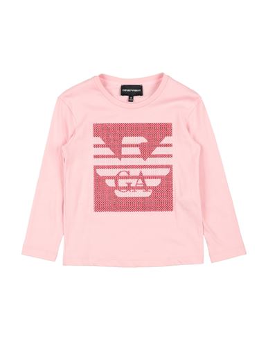 Emporio Armani Toddler Girl T-shirt Pink Size 7 Cotton In Pink