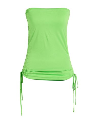 Jucca Woman Top Lime Green Size M Viscose