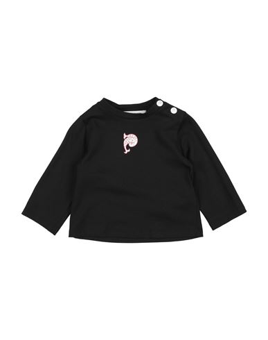 Pucci Newborn Girl T-shirt Black Size 3 Cotton In Black