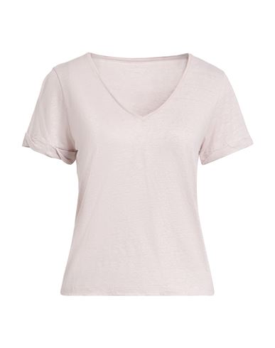 Majestic Filatures Woman T-shirt Light Pink Size 1 Linen, Elastane In Multi