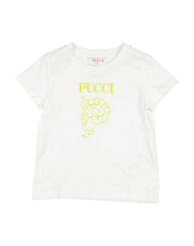Pucci Toddler Girl T-shirt White Size 6 Cotton In White