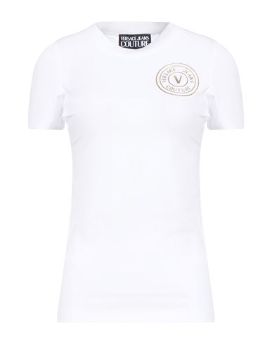 Versace Jeans Couture Logo-printt-shirt In White