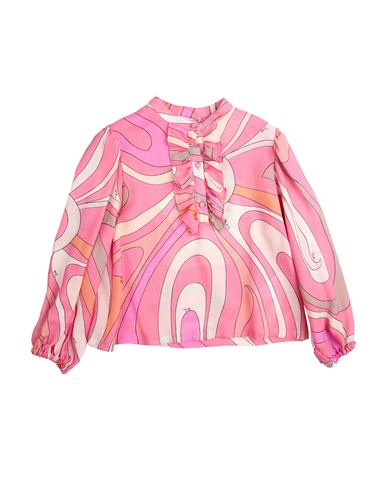 Pucci Toddler Girl Top Pink Size 6 Wool In Pink