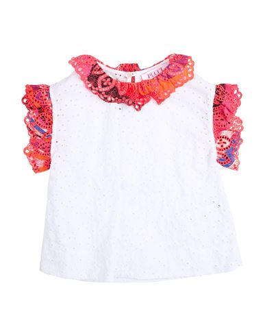 Pucci Toddler Girl Top White Size 6 Cotton, Polyester In White