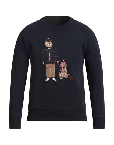 In The Box Man Sweatshirt Navy Size Xs Cotton In Blue