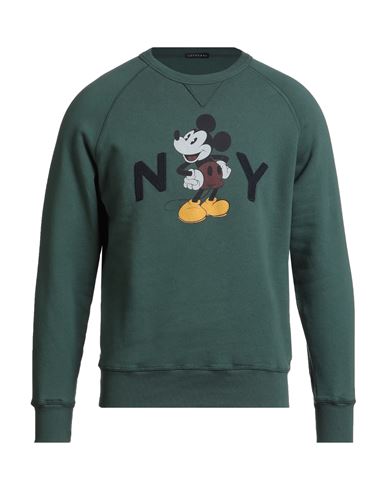 In The Box Disney Man Sweatshirt Emerald Green Size M Cotton In Gray