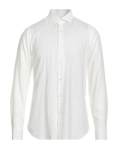 Caliban Man Shirt White Size 16 Cotton In White