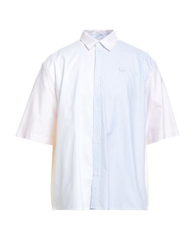 Maison Kitsuné Man Shirt Light Pink Size M Cotton In Black