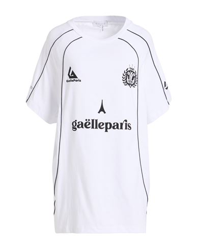 Gaelle Paris Gaëlle Paris Woman T-shirt White Size 1 Cotton In White