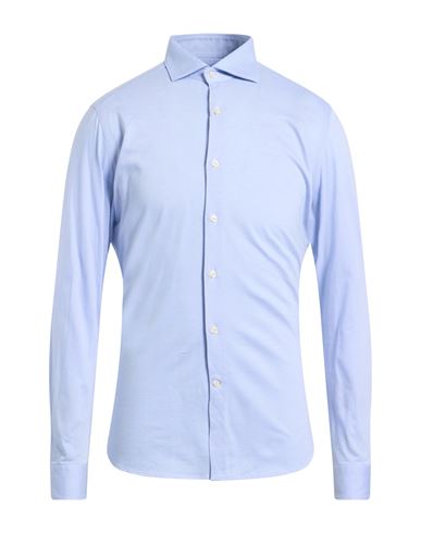 Caliban Man Shirt Sky Blue Size 15 ½ Cotton In Blue
