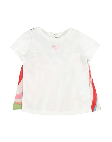 Pucci Toddler Girl T-shirt White Size 6 Cotton In White